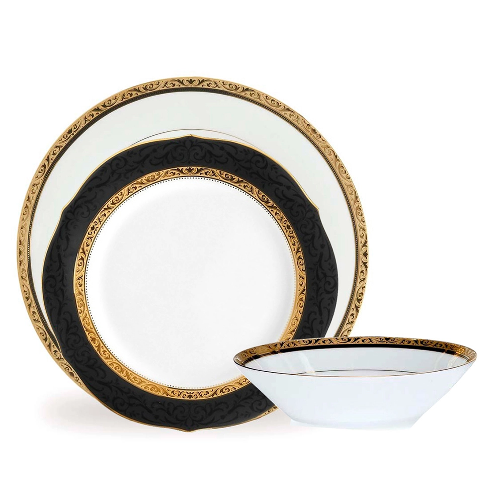 Aparelho de Jantar 18 Pecas Noritake Regent Gold | Presentes