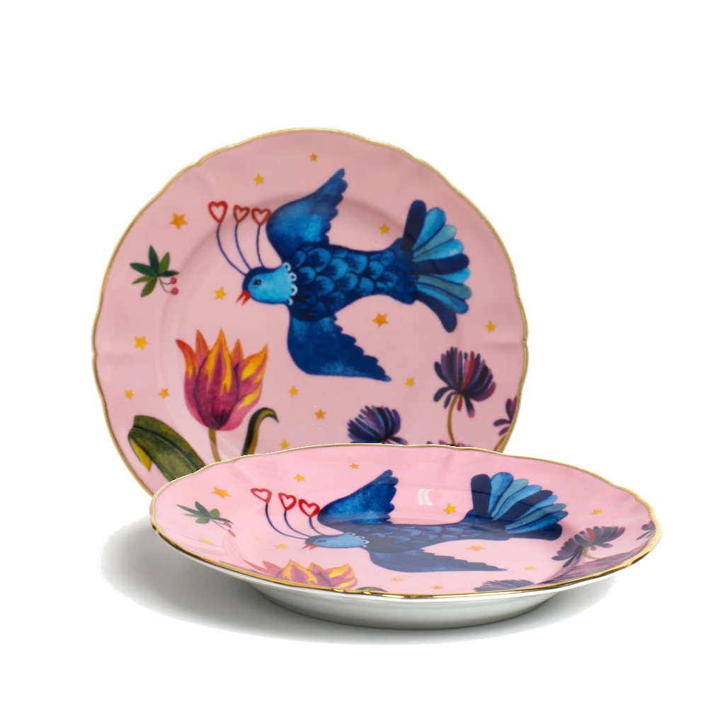 Aparelho de Jantar 18 Pecas Bitossi Floral | Presentes Mickey