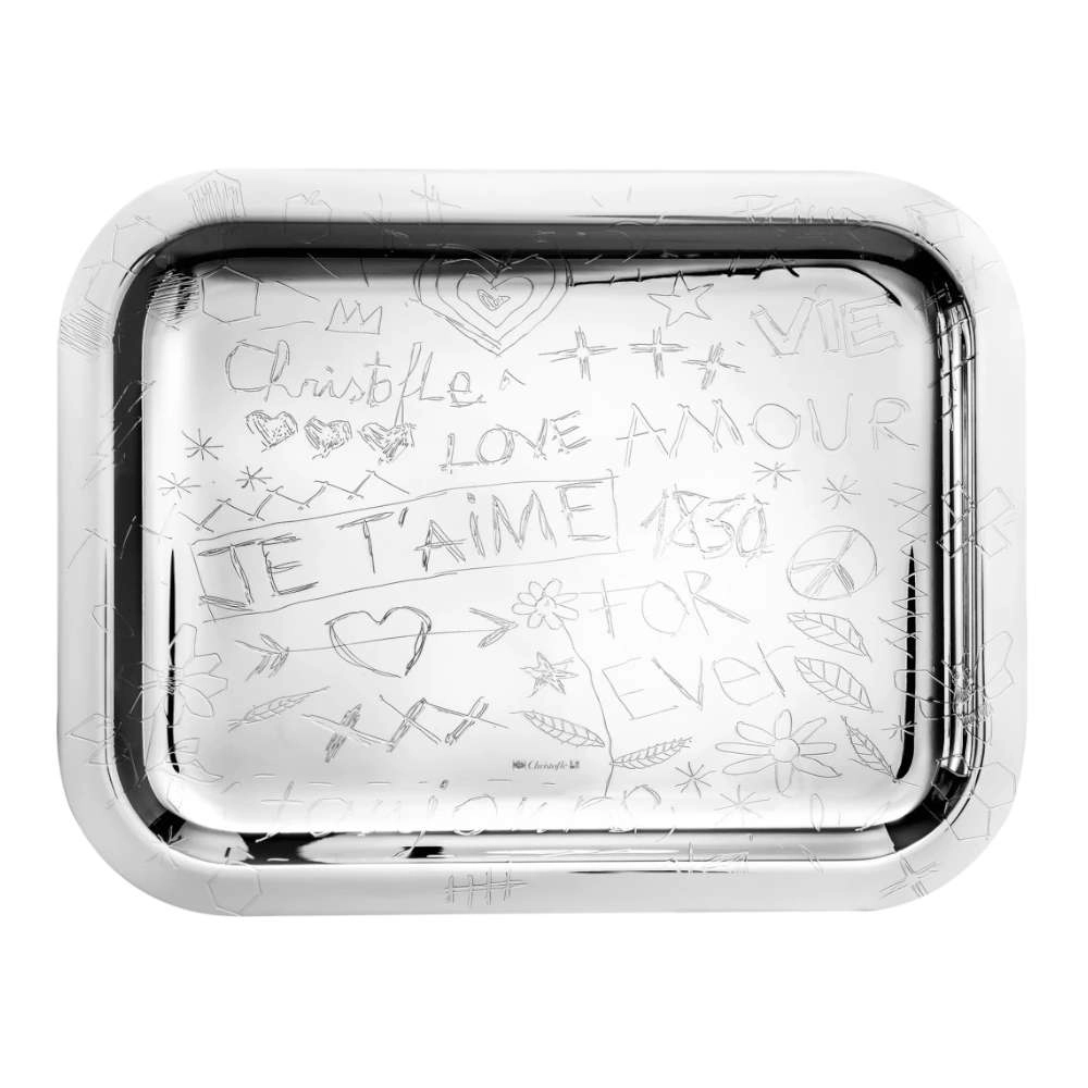 Bandeja Retangular Christofle Graffiti | Presentes Mickey