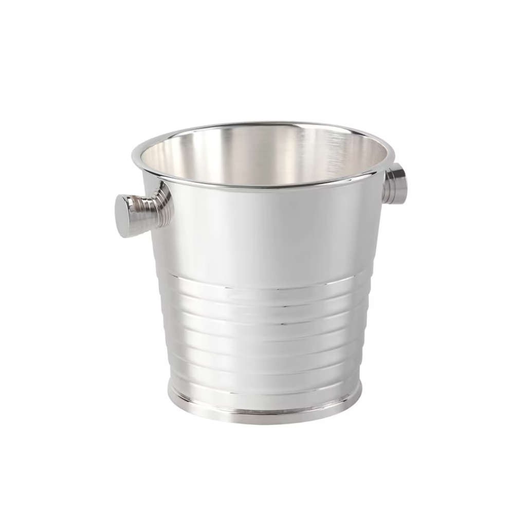 Balde Para Gelo Silverlux Stripe 15 X 15,5 Cm