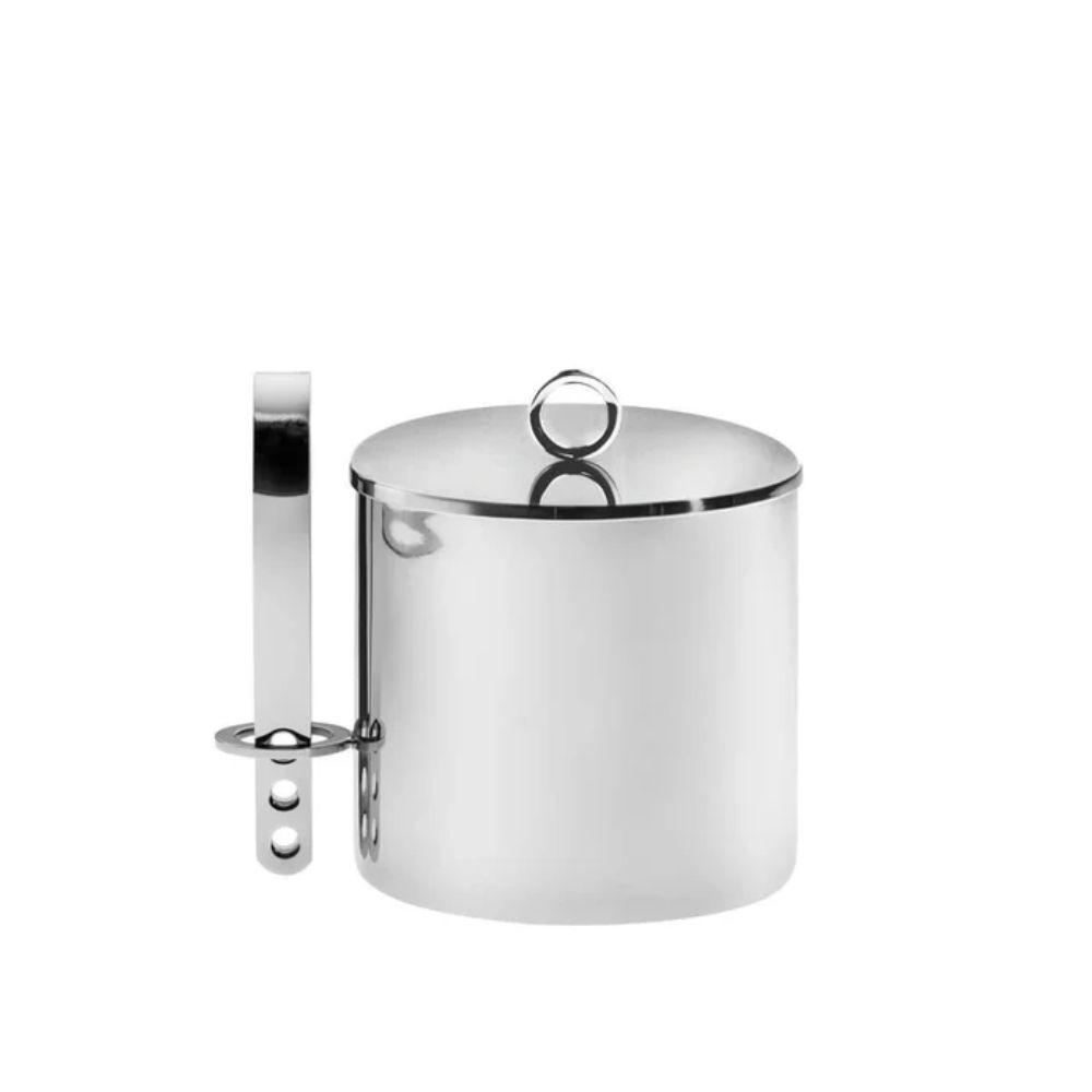 Balde Termico P/ Gelo Com Pinca Aco Inox Riva Venezia Balde Termico P/ Gelo Com Pinca Aco Inox Riva Venezia
