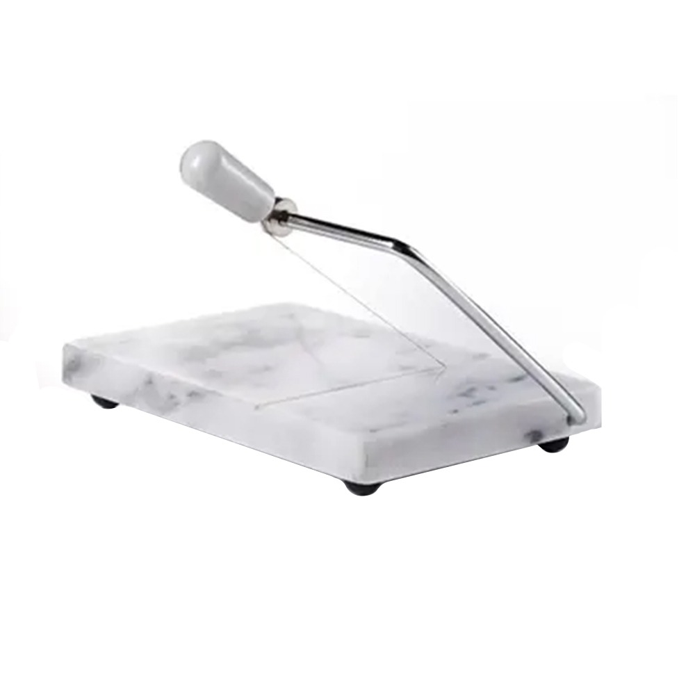 Bandeja Com Cortador de Queijo Hudson Home Mármore 20 X 22 Cm Bandeja Com Cortador de Queijo Hudson Home Mármore 20 X 22 Cm