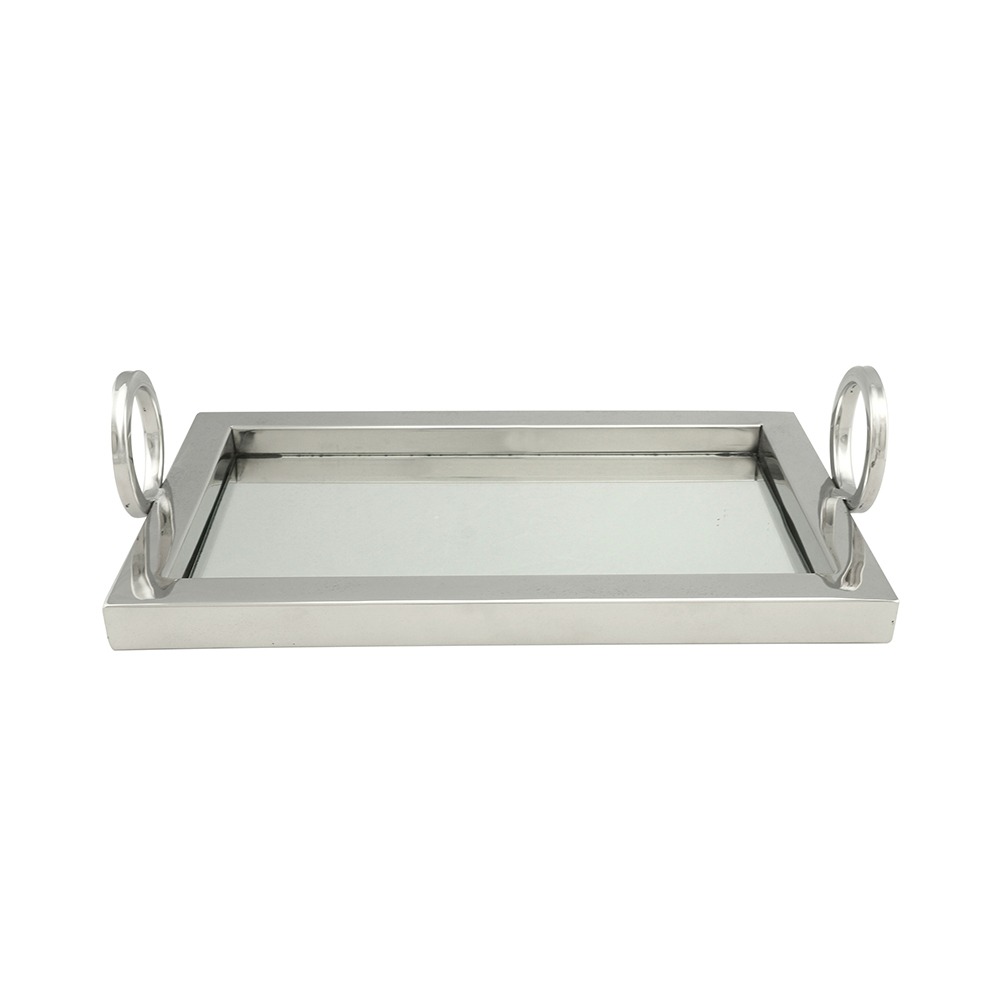Bandeja Espelhada Royal Decor 30 X 19 X 8 Cm