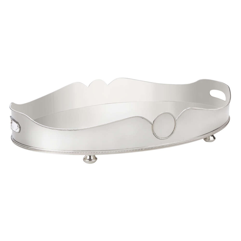 Bandeja Oval Espelho Silverlux Imperial 68 Cm Bandeja Oval Espelho Silverlux Imperial 68 Cm