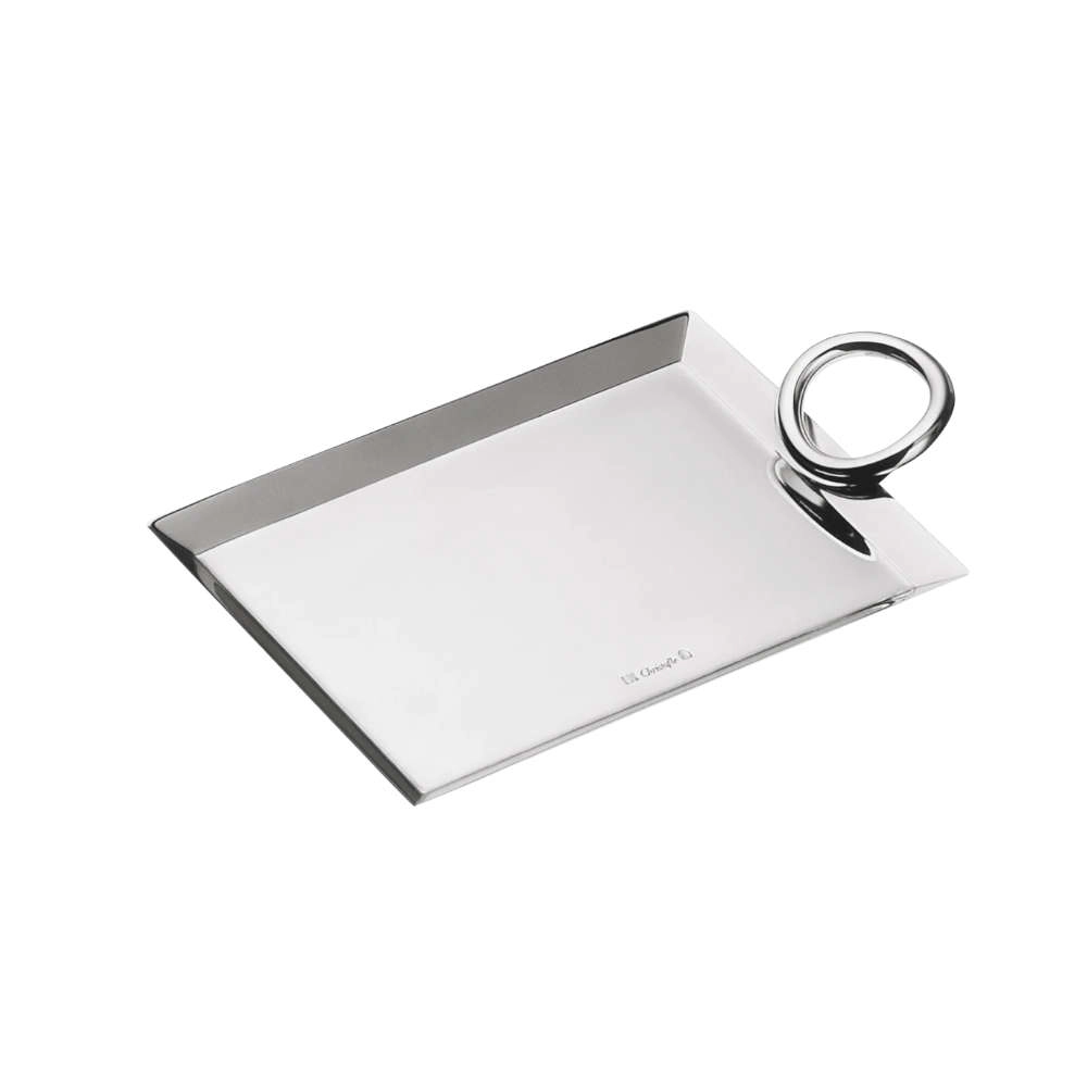 Christofle Cortina オードブルプレート Bandeja Para Cartao Christofle Vertigo | Presentes Mickey