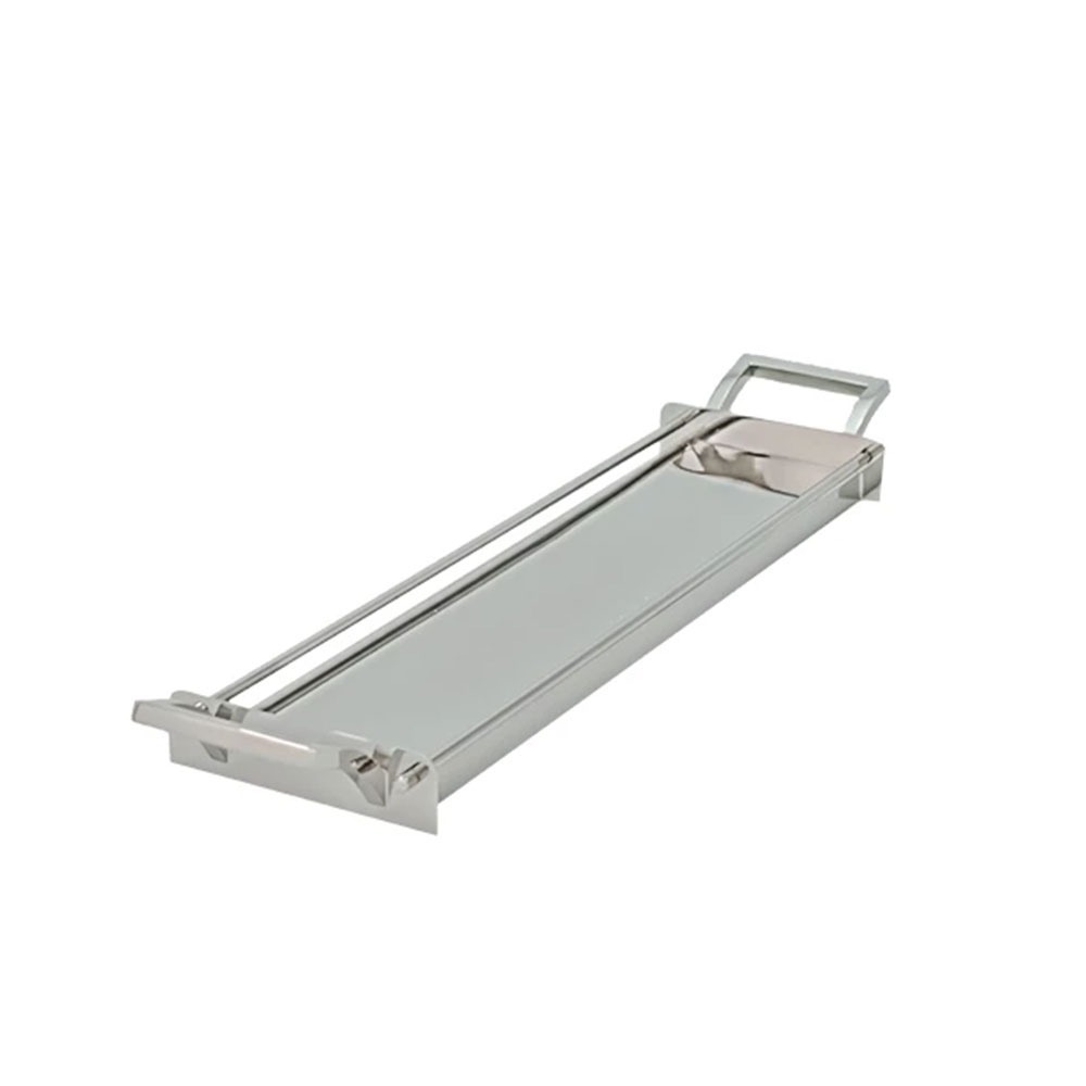 Bandeja Para Petiscos Orfèvrerie Royale Megève Aço Inox 39 X 11,5 Cm