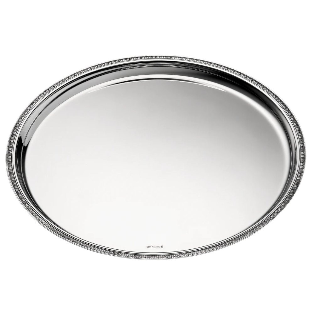 Bandeja Redonda Christofle Malmaison 39 Cm