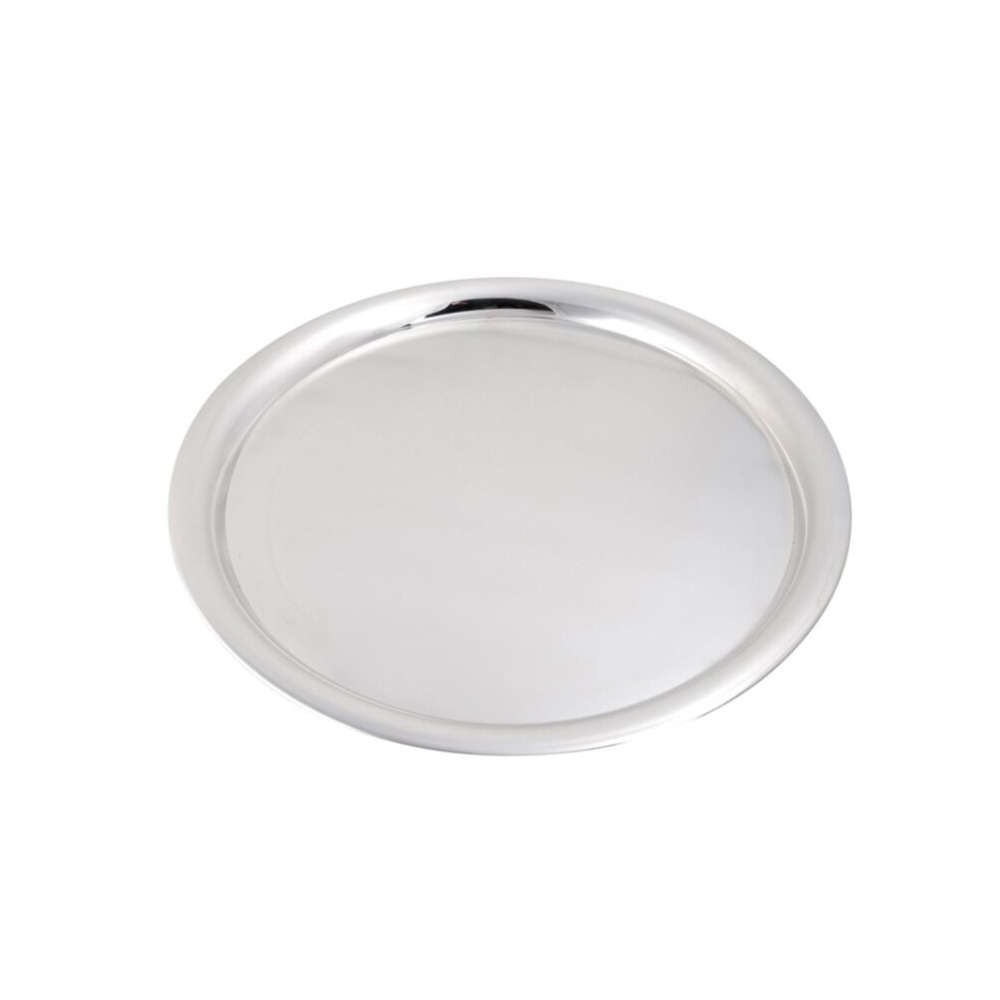 Bandeja Redonda Garcom Silverlux Lisa Bandeja Redonda Garcom Silverlux Lisa