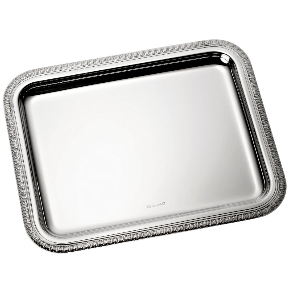 Bandeja Retangular Christofle Malmaison 20x16