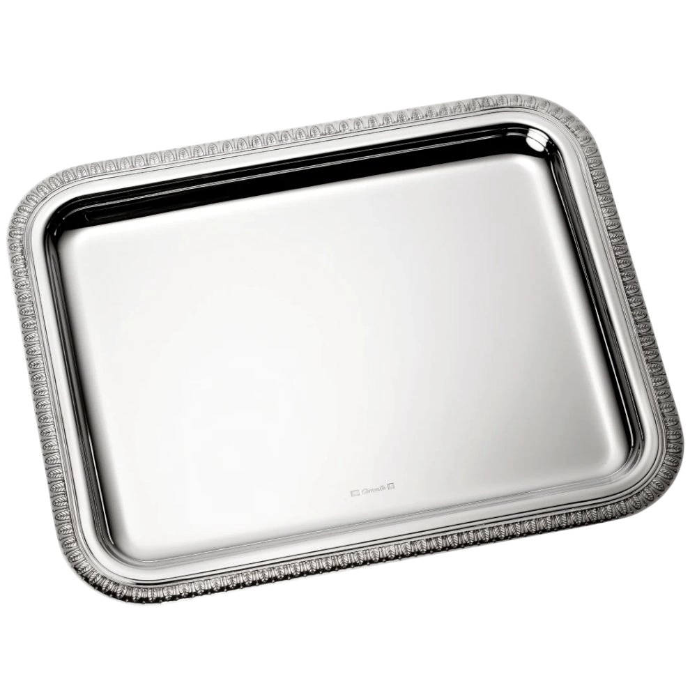 Bandeja Retangular Christofle Malmaison 20x16