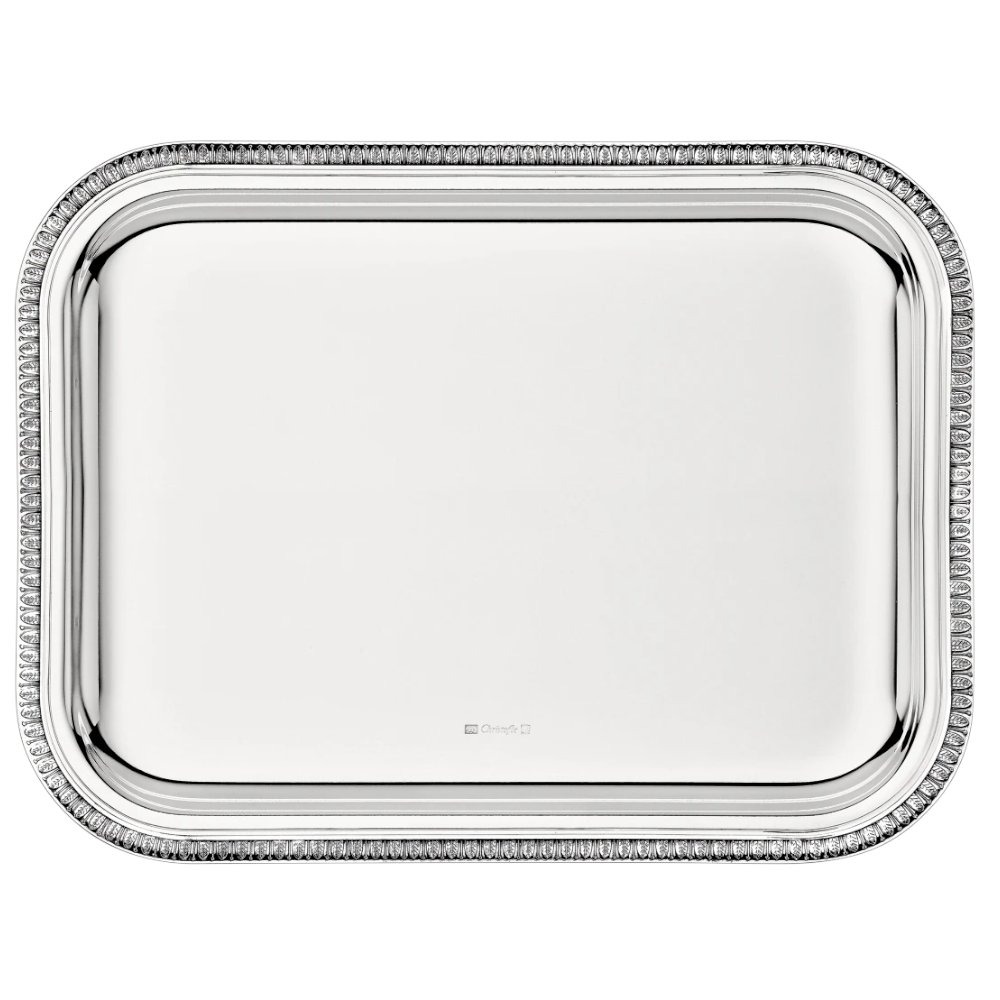 Bandeja Retangular Christofle Malmaison  26x20
