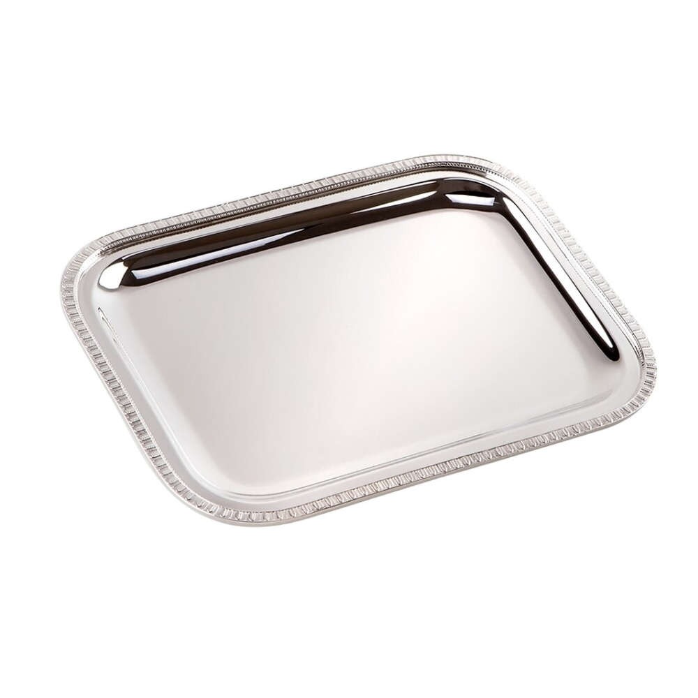 Bandeja Retangular Silverlux Madrid 27 Cm Bandeja Retangular Silverlux Madrid 27 Cm