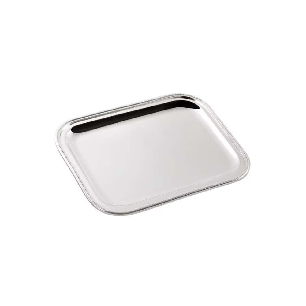 Bandeja Retangular Silverlux Perola