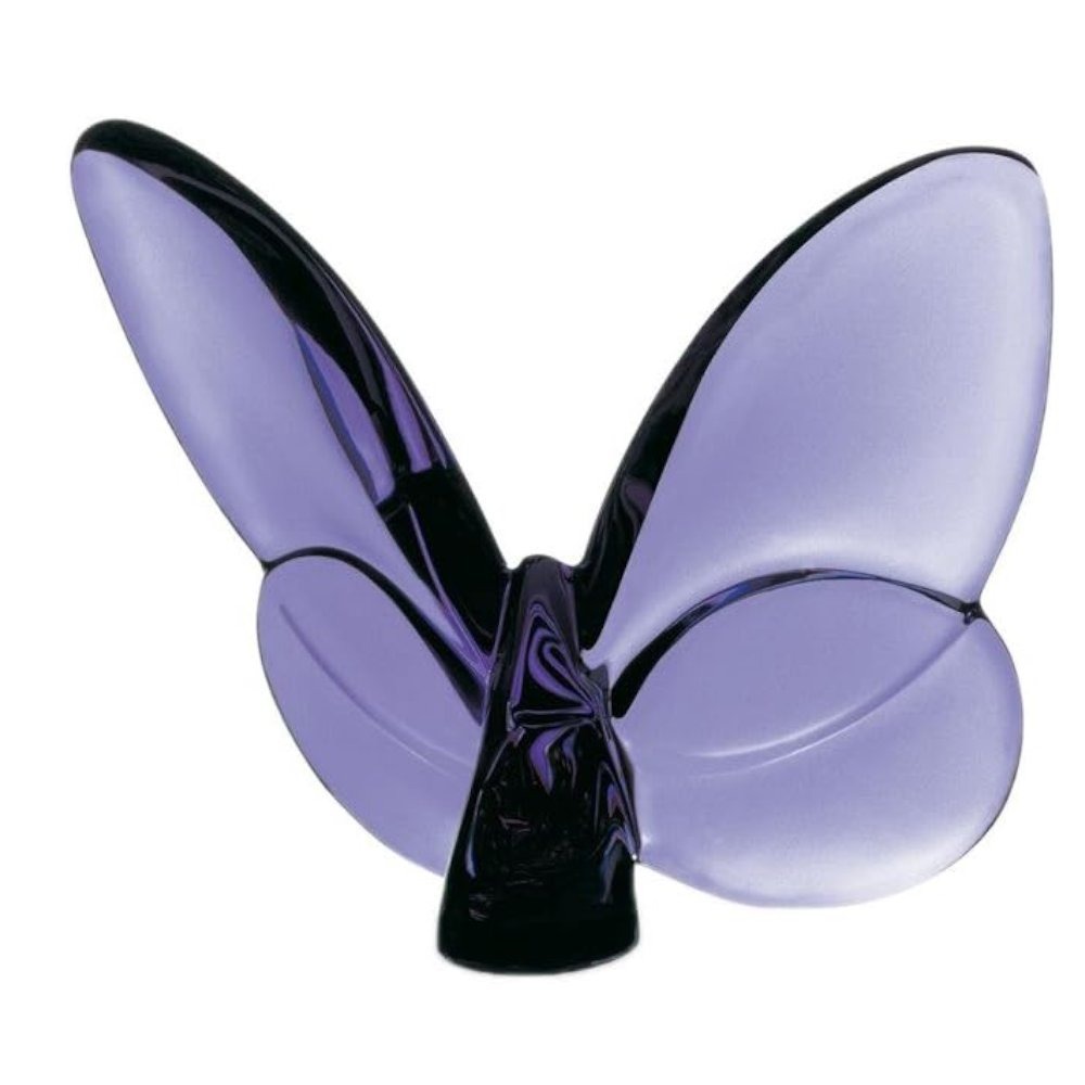 Borboleta Em Cristal Baccarat Violeta Colecao Papillon