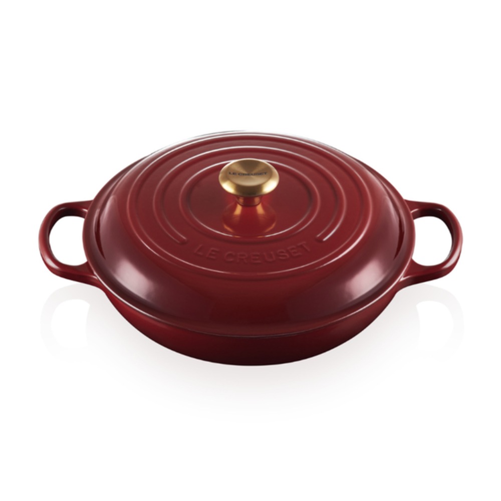 Cacarola Buffet Le Creuset Signature 30 Cm -pegador Dourado