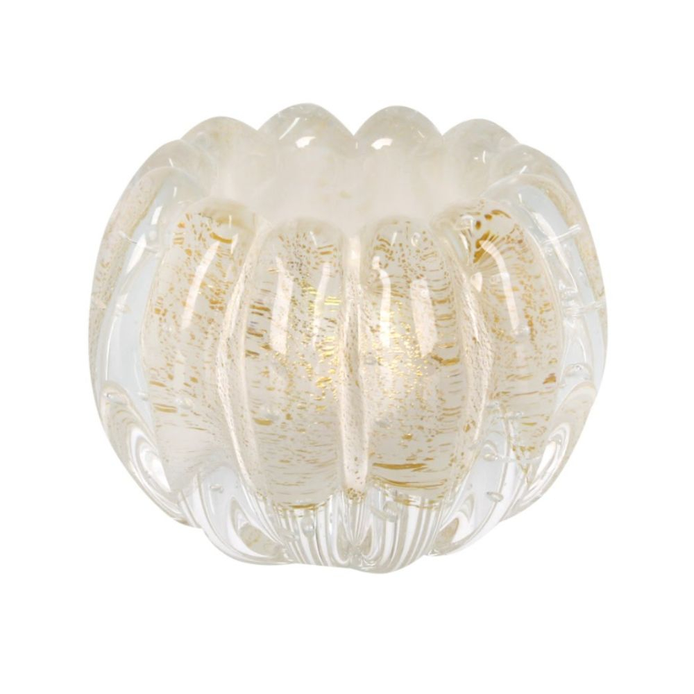 Cachepot Liceu C/ Ouro Pequeno Cristais D´labone 10 Cm