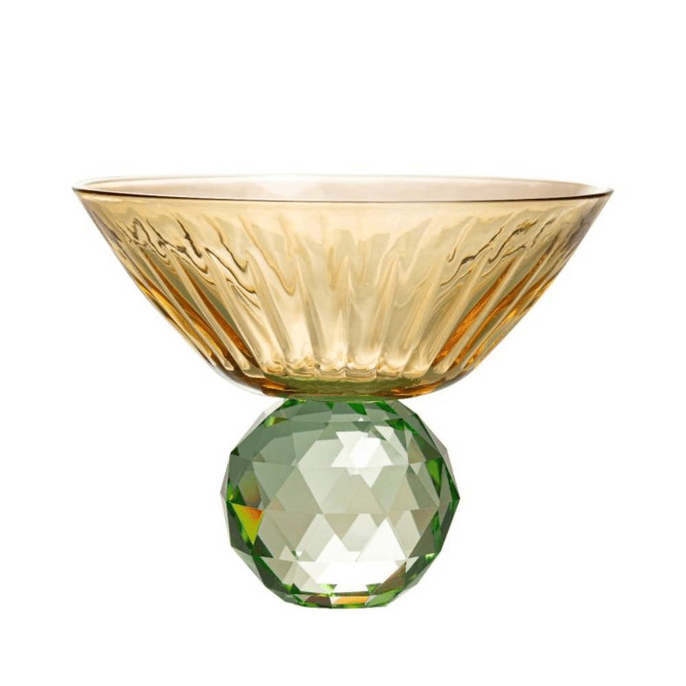 Taca Para Sobremesa Facet Ambar