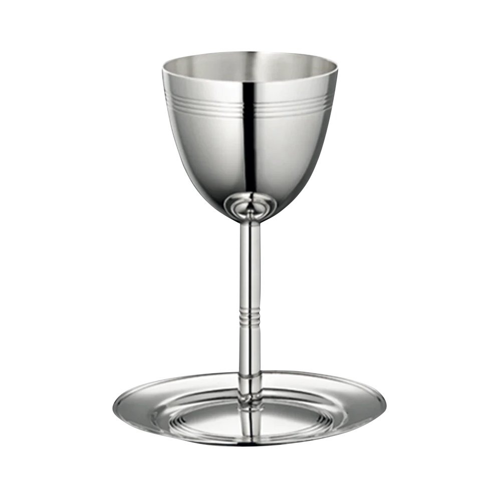 Calice Com Pires Para Kiddush Christofle Judaïque
