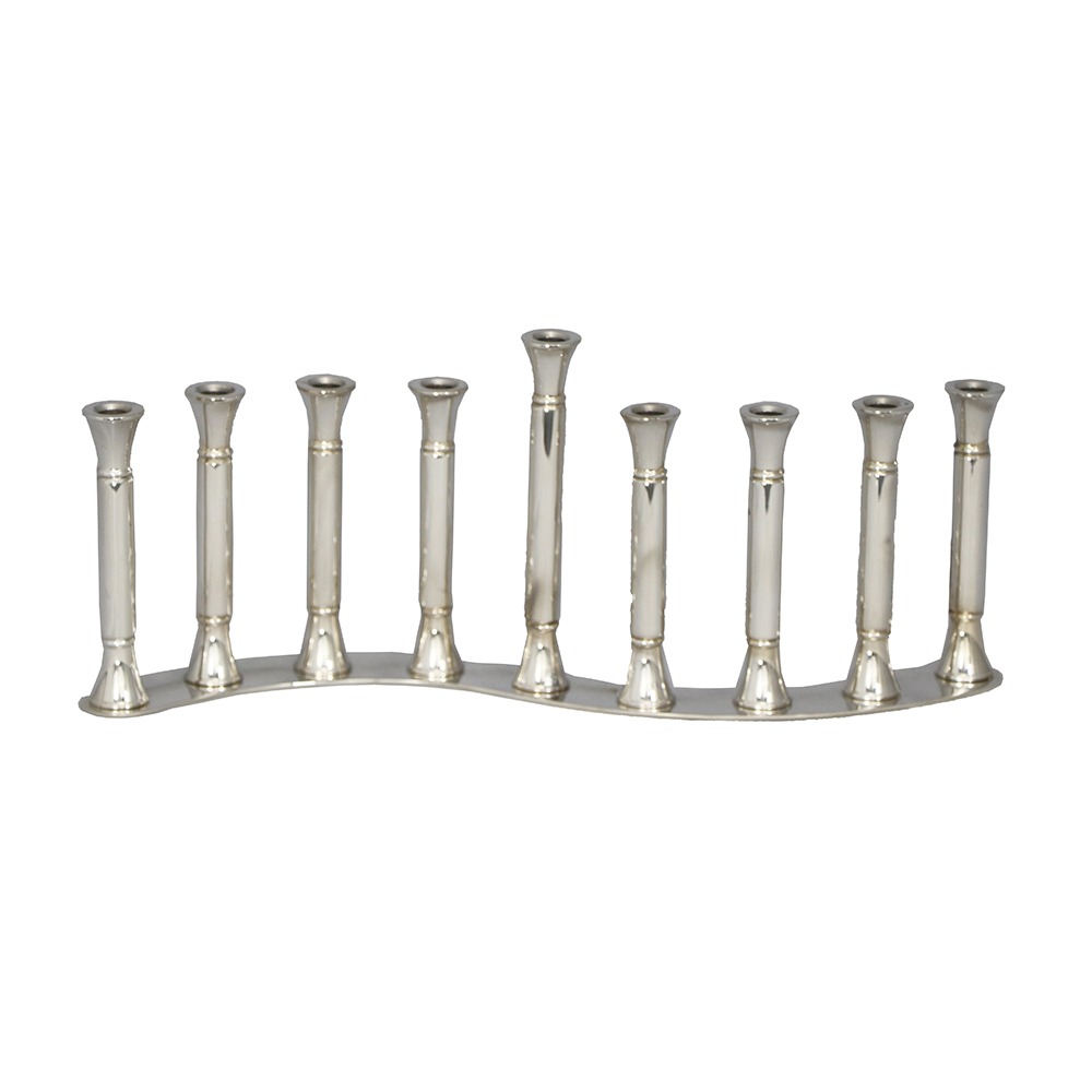 Candelabro Onda Hanoukia Orfèvrerie Royale Em Prata