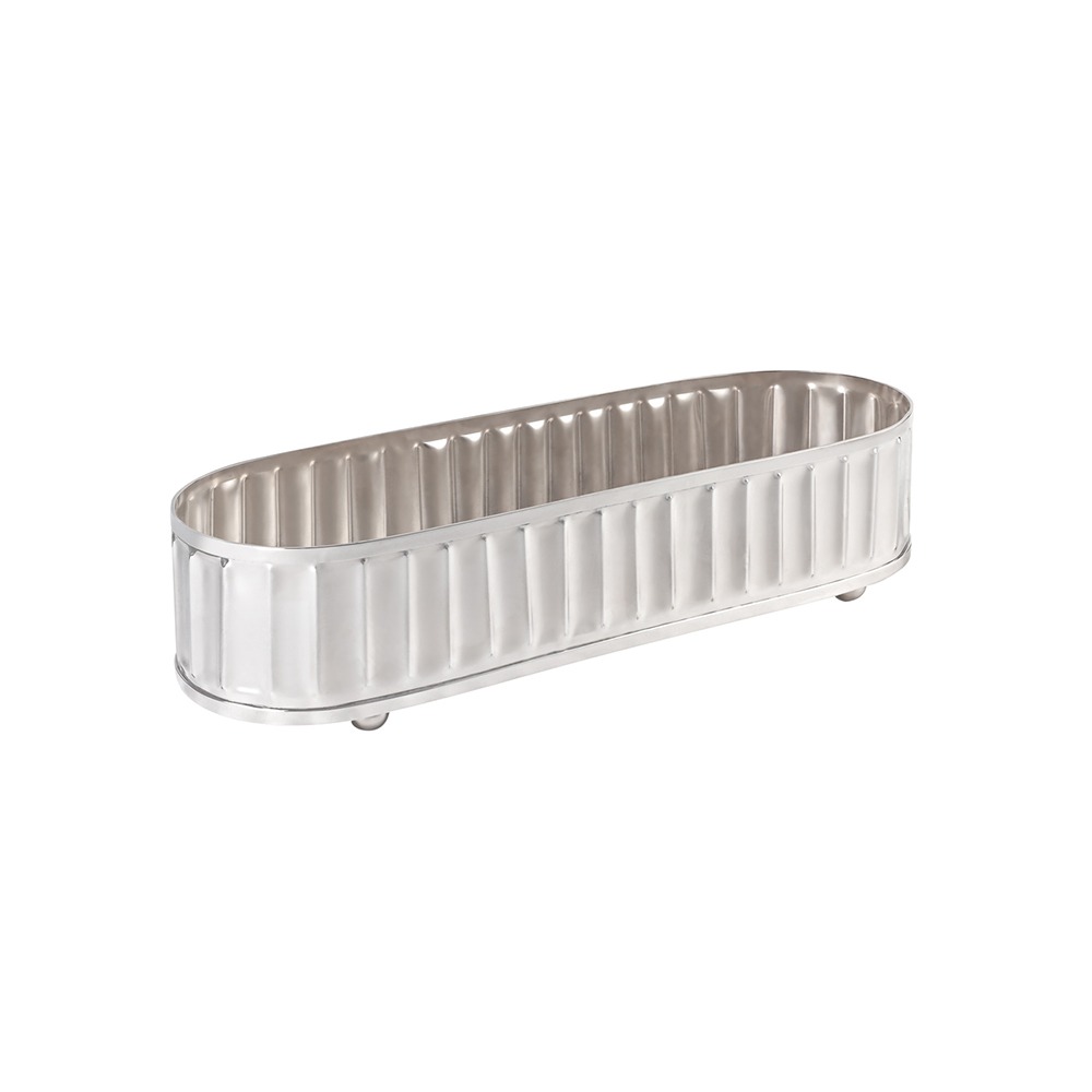 Centro de Mesa Oblongo Silverlux Paris 50 X 17 X 12 Cm