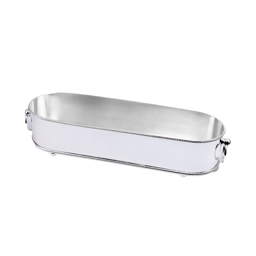 Centro de Mesa Perola Obl. Silverlux 50 Cm Centro de Mesa Perola Obl. Silverlux 50 Cm