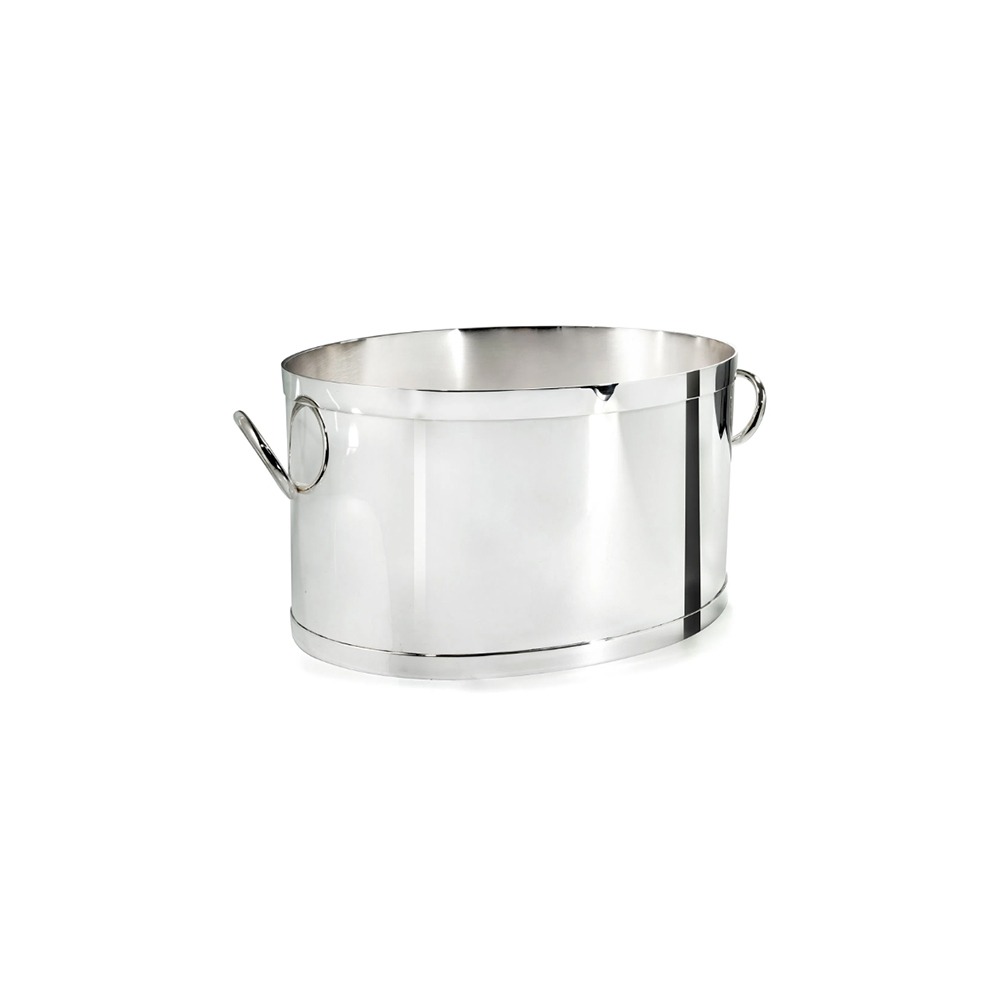 Champanheira Oval Silverlux Lisa 41 X 33,5 X 23 Cm