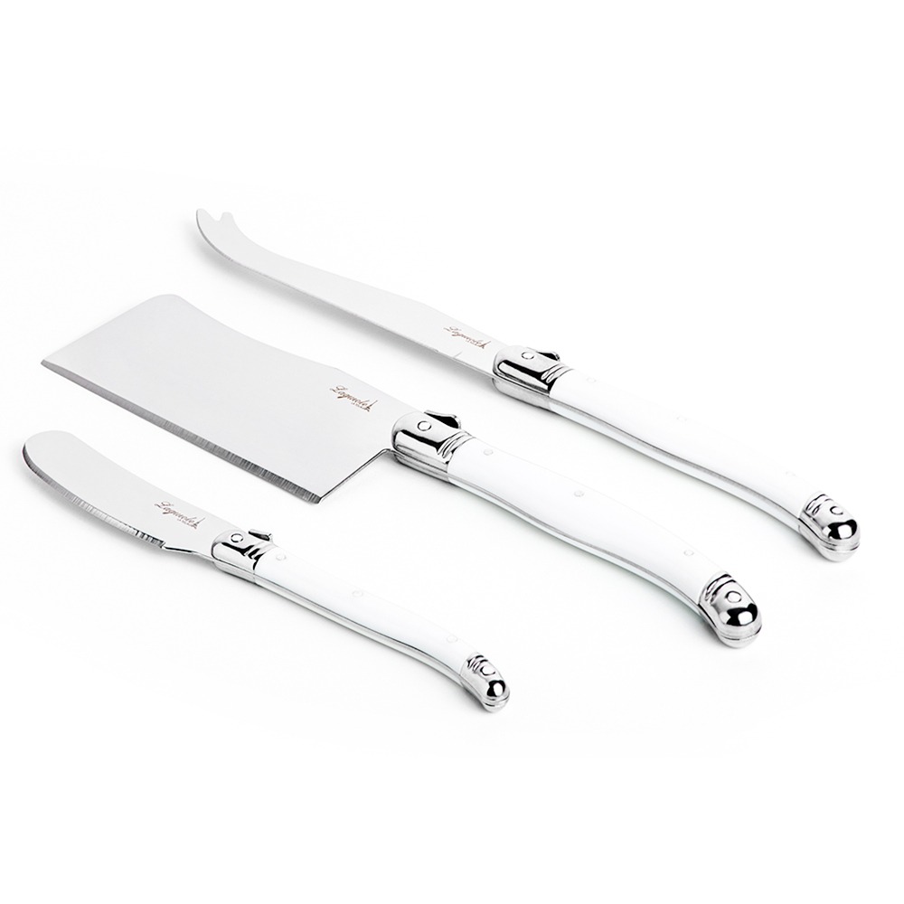 Conjunto C/ 3 Pecas Para Queijo Luxo Laguiole Conjunto C/ 3 Pecas Para Queijo Luxo Laguiole