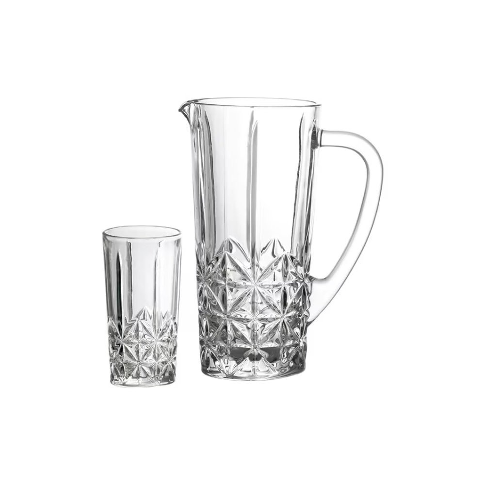 Conjunto de Jarra e Copos Bon Gourmet Stella - 7 Pecas Conjunto de Jarra e Copos Bon Gourmet Stella - 7 Pecas