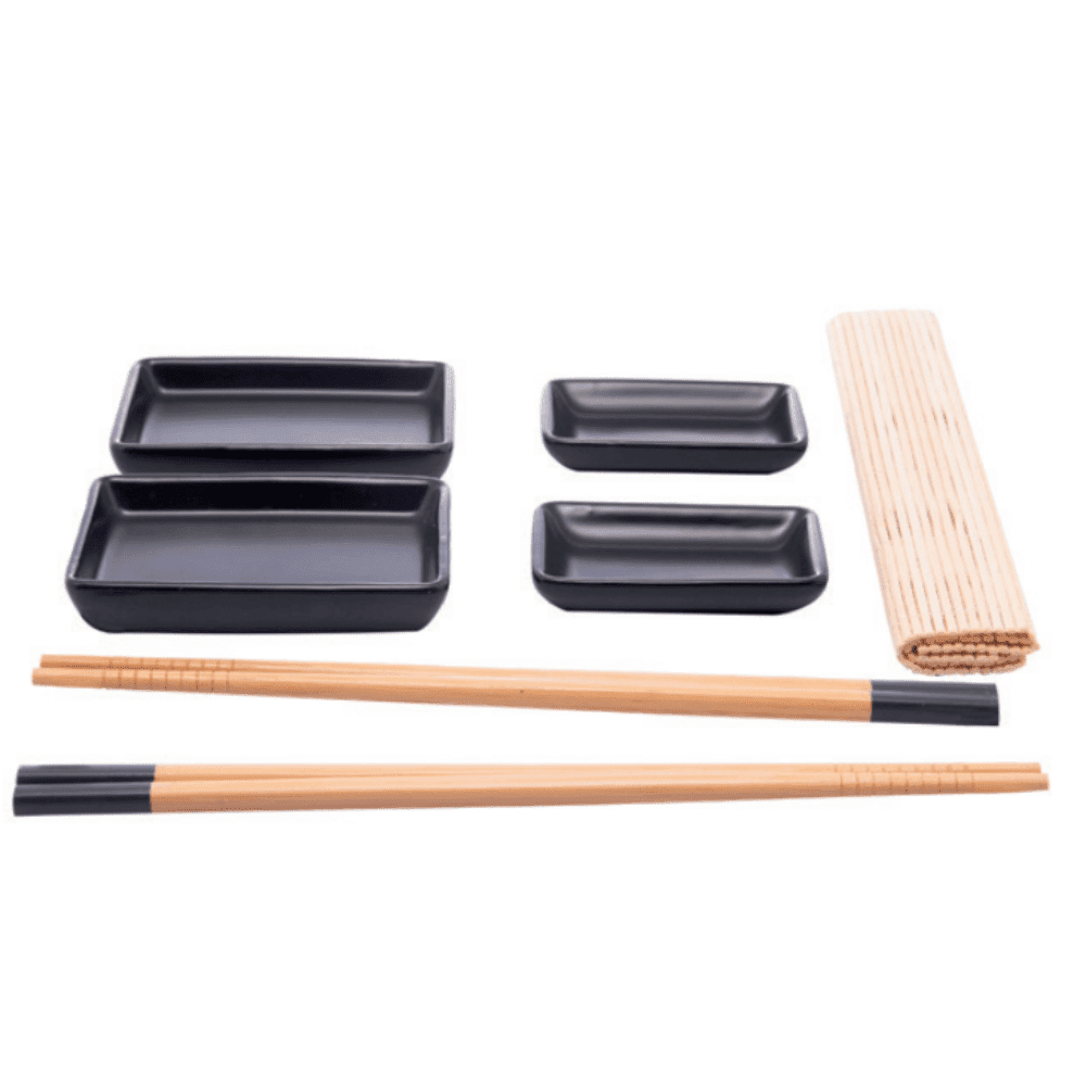 Conjunto P/ Sushi 7 Pcs Bambu Lyor Saitama Conjunto P/ Sushi 7 Pcs Bambu Lyor Saitama