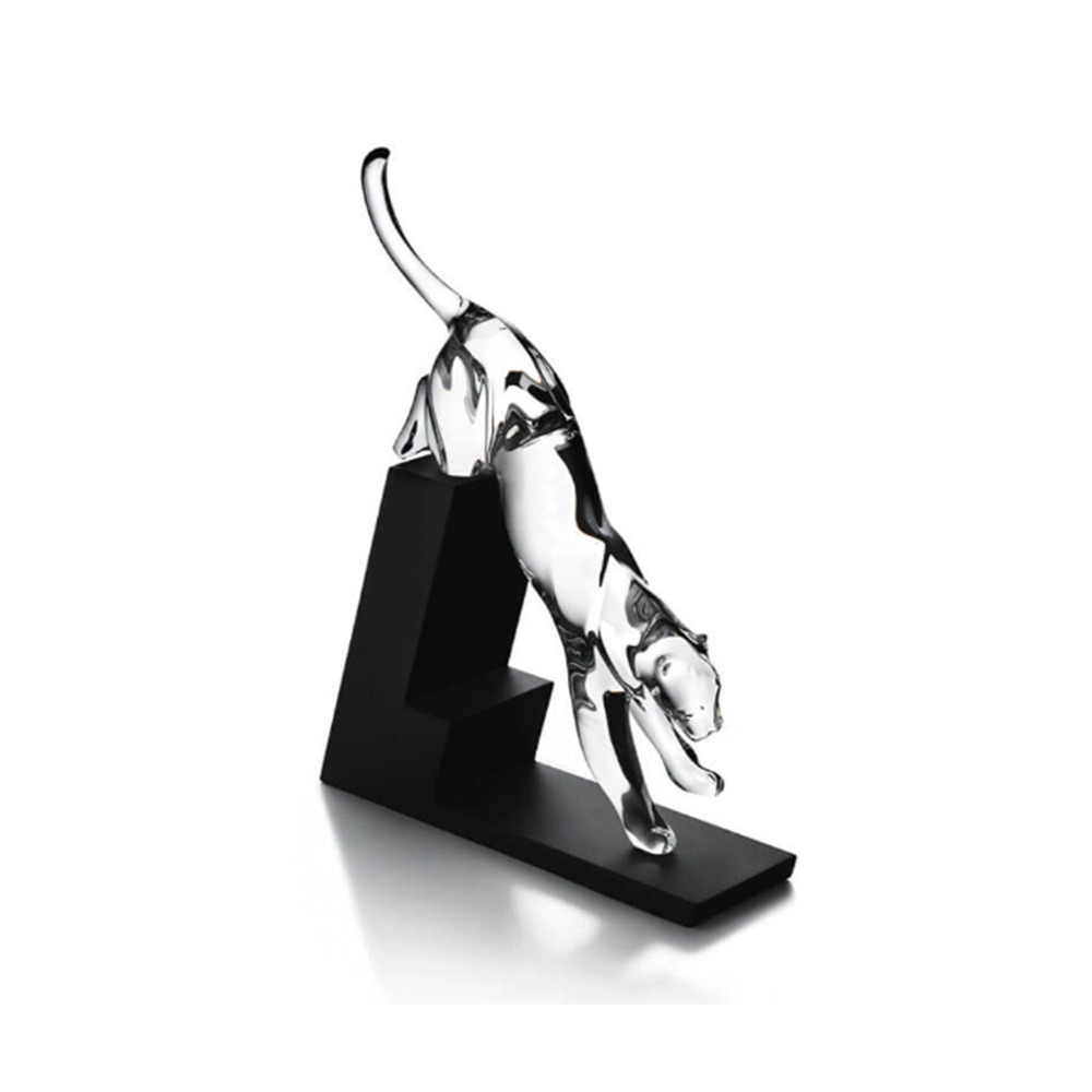 Escultura Em Cristal Baccarat Pantera 38 Cm Escultura Em Cristal Baccarat Pantera 38 Cm