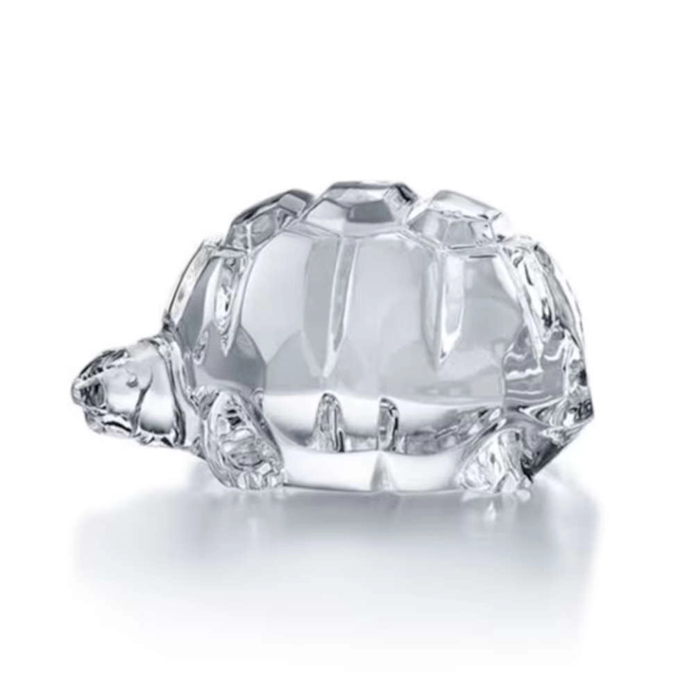 Escultura Em Cristal Baccarat Tortoise | Presentes Mickey