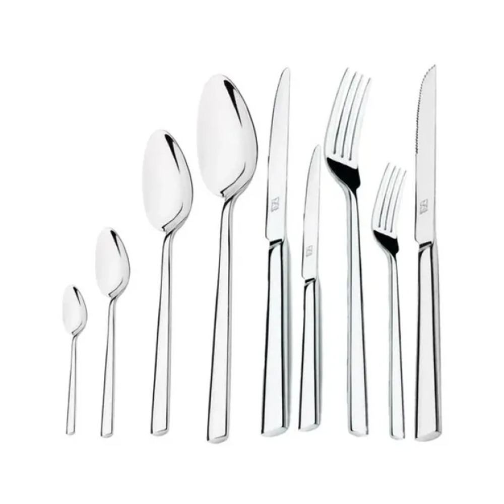 Faqueiro Hercules Mykonos Aço Inox - 101 Peças