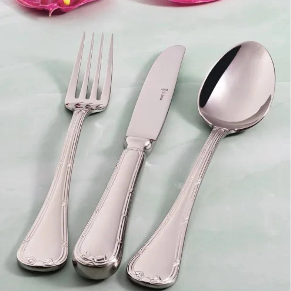 Faqueiro St. James Croise Aco Inox 130 Pecas | Presentes Mickey