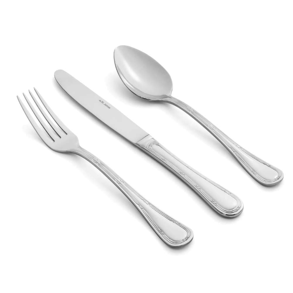Faqueiro C/ 101 peças Aço inox St. James Lace