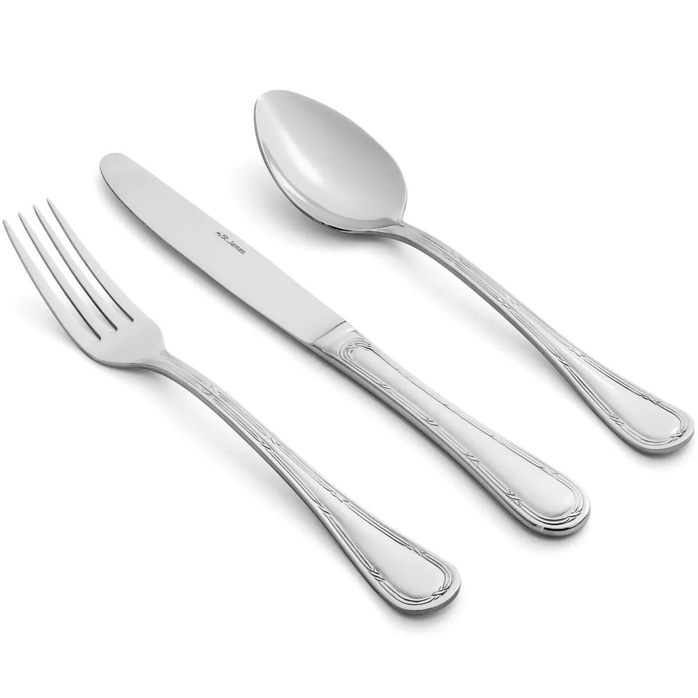 Faqueiro St. James Lace Aco Inox 48 Pecas