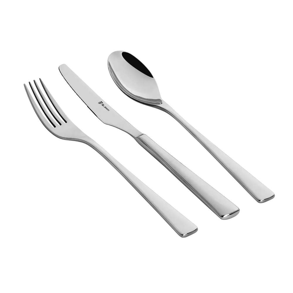 Faqueiro St James New Silhouette Aco Inox 101 Pecas