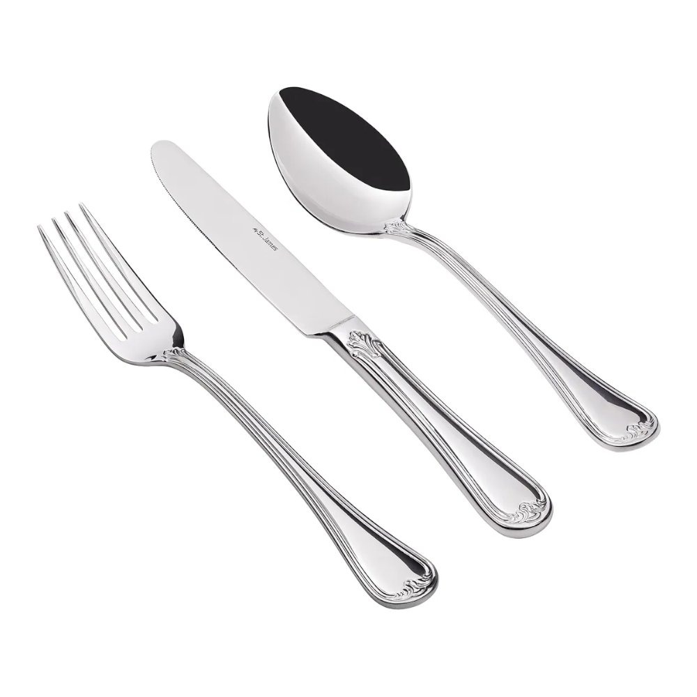 Faqueiro St James Versailles Aço Inox - 48 Peças