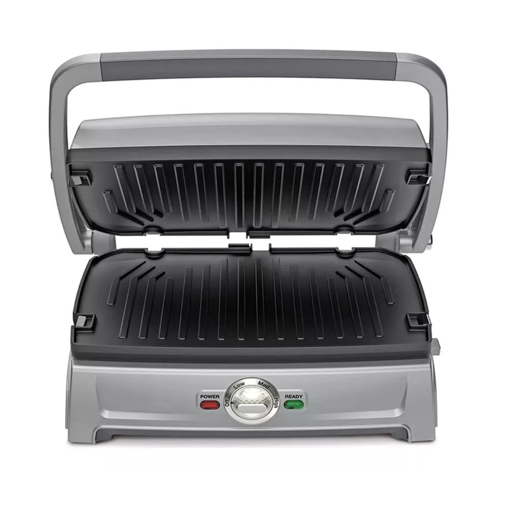 Grill Eletrico Compacto Inox 5 Em 1 Cuisinart 127v Grill Eletrico Compacto Inox 5 Em 1 Cuisinart 127v