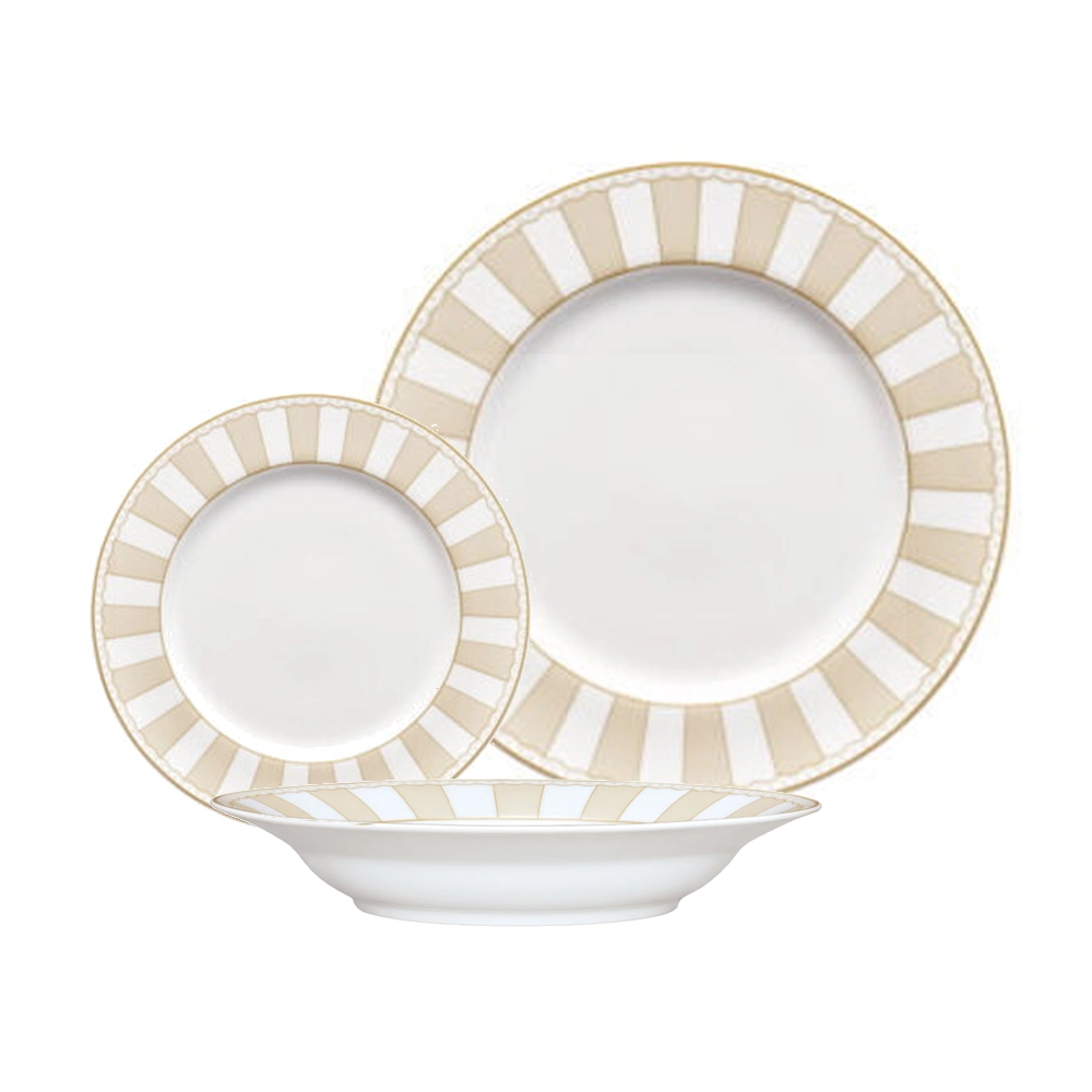 Aparelho de Jantar 18 Pecas Noritake Carnivale Champagne