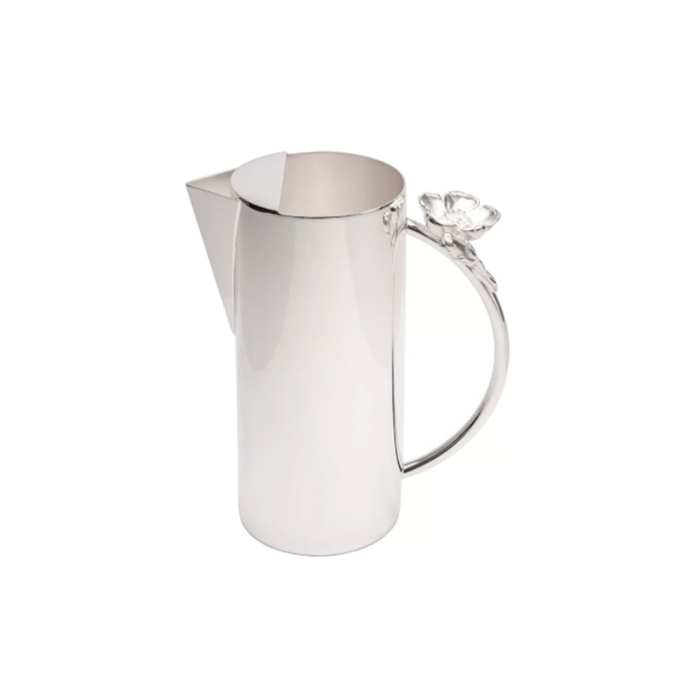 Jarra Para Água Orfèvrerie Royale Flor Aço Inox