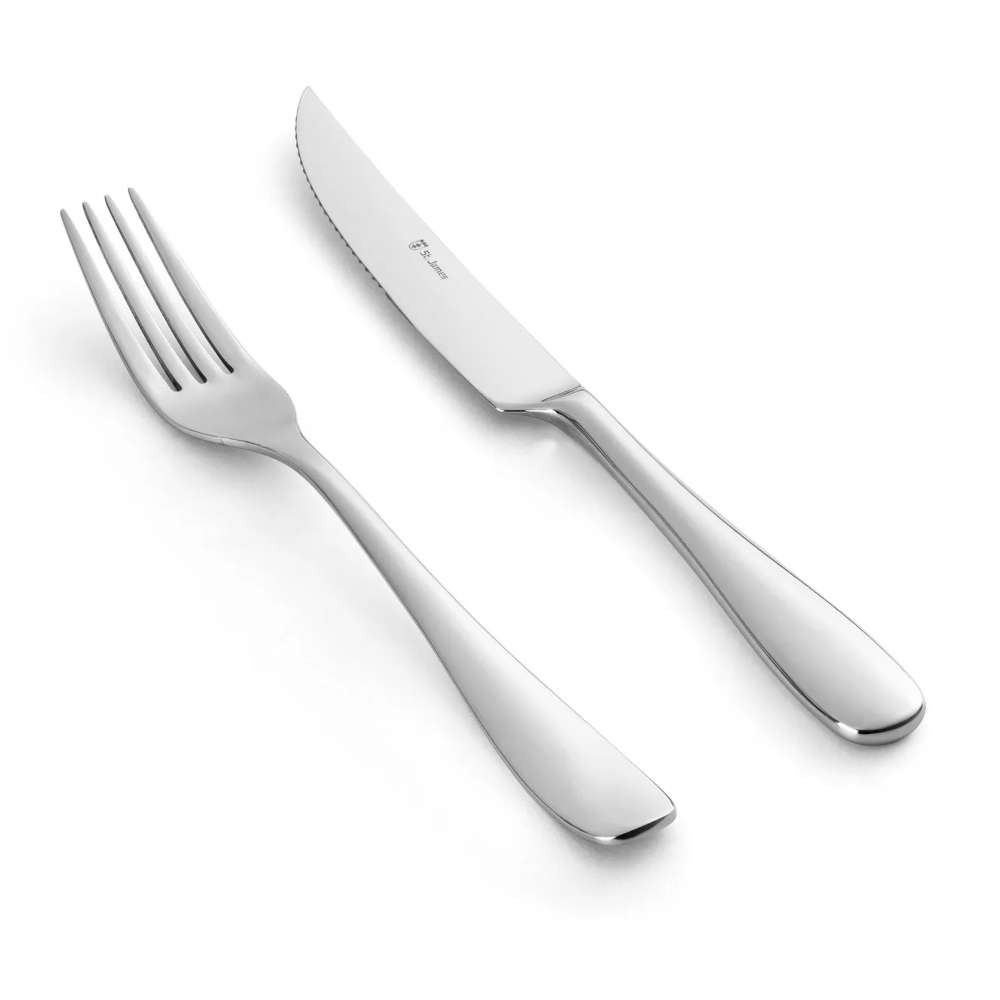 Jogo C/ 12 Pecas Para Churrasco Aco Inox St. James Serenity