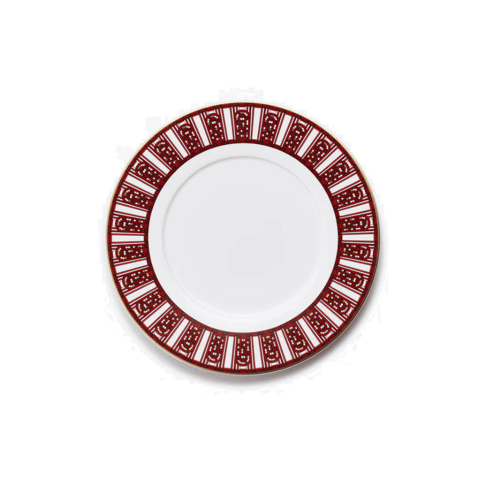 Jg Pratos Sobremesa Vermelho Arcadia