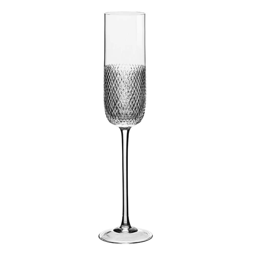 Jogo C/ 6 Tacas Para Champanhe Strauss Diamante 232 Ml