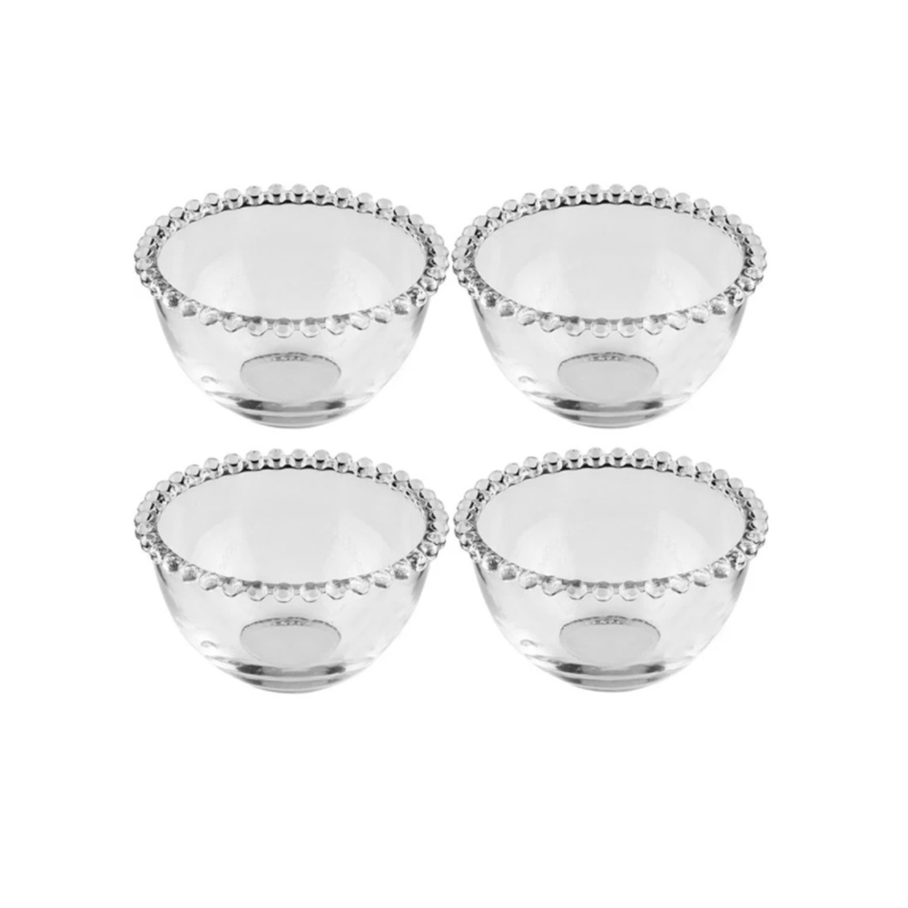 Jogo de Bowls L'hermitage Bolinha 13,5 X 7,5 Cm - 4 Peças Jogo de Bowls L'hermitage Bolinha 13,5 X 7,5 Cm - 4 Peças