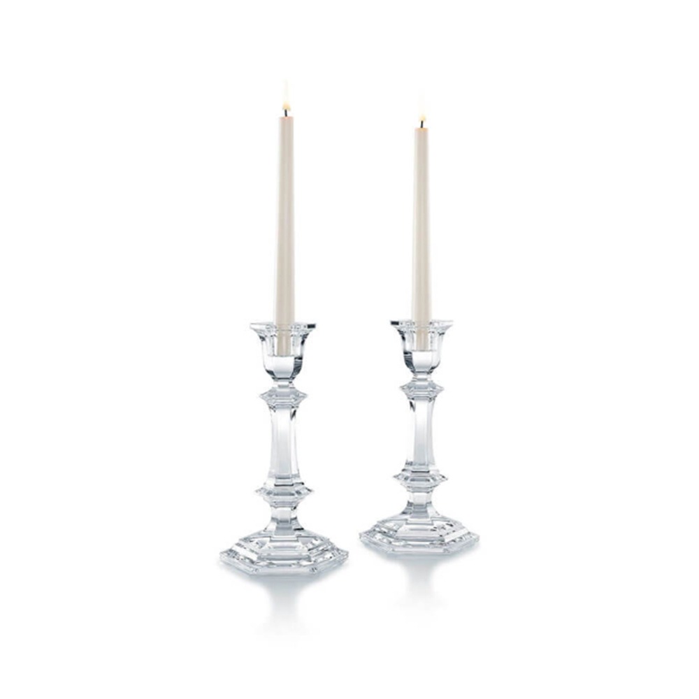 Jogo C/ 2 Casticais Baccarat Harcourt 22 Cm