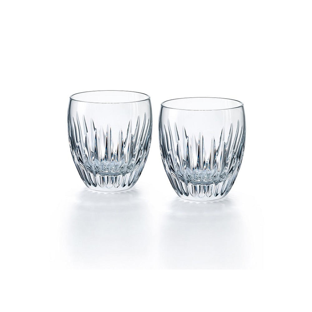 Jogo de Copos Baixos Baccarat Masséna 298 Ml - 2 Peças