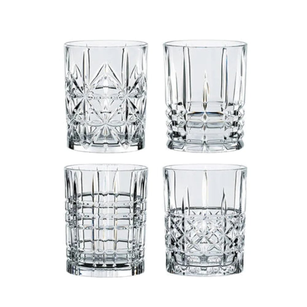 Jogo de Copos Para Whisky Nachtmann Highland 345 Ml -  4 Peças