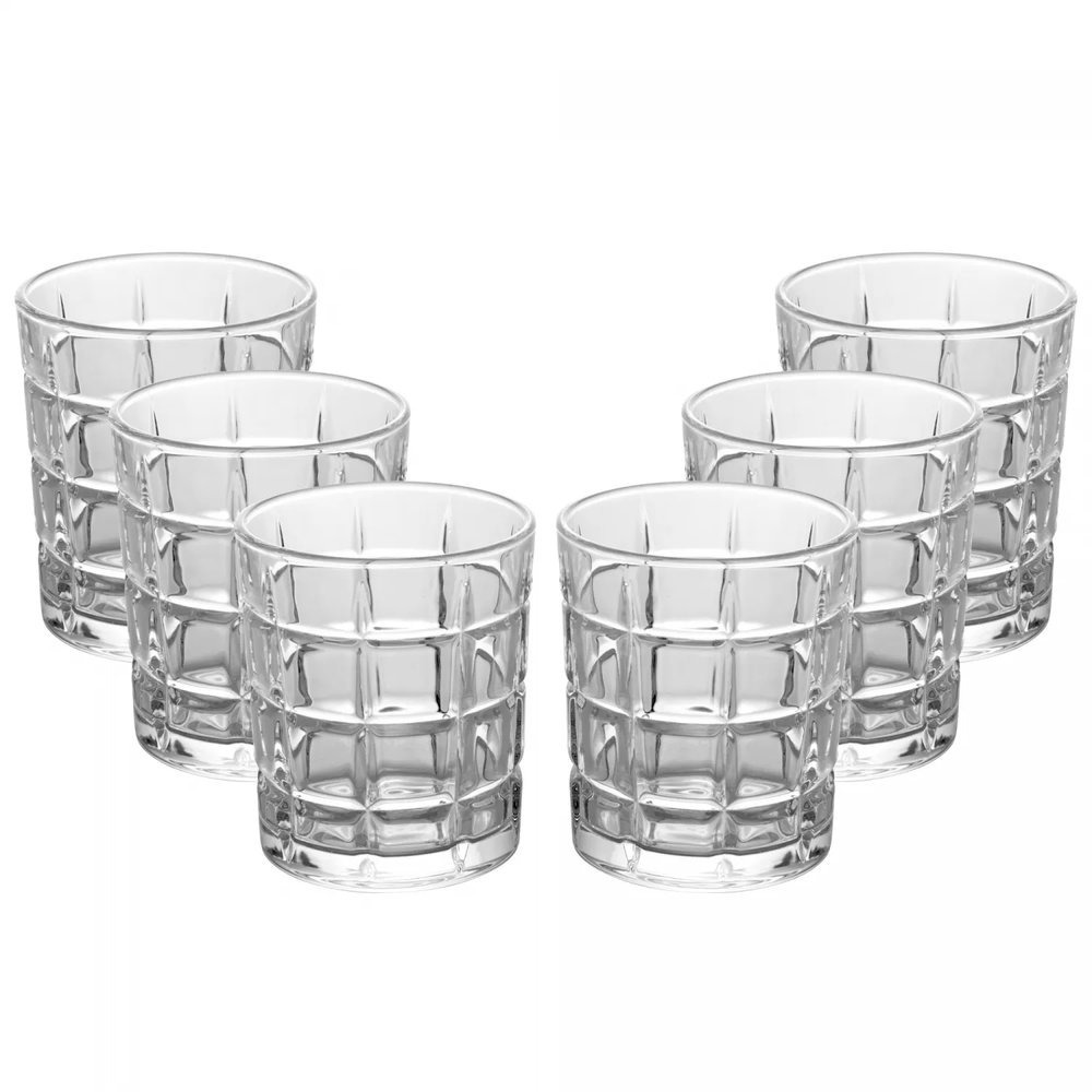 Jogo de Copos Para Whisky Wolff Brooklyn 320 Ml - 6 Peças