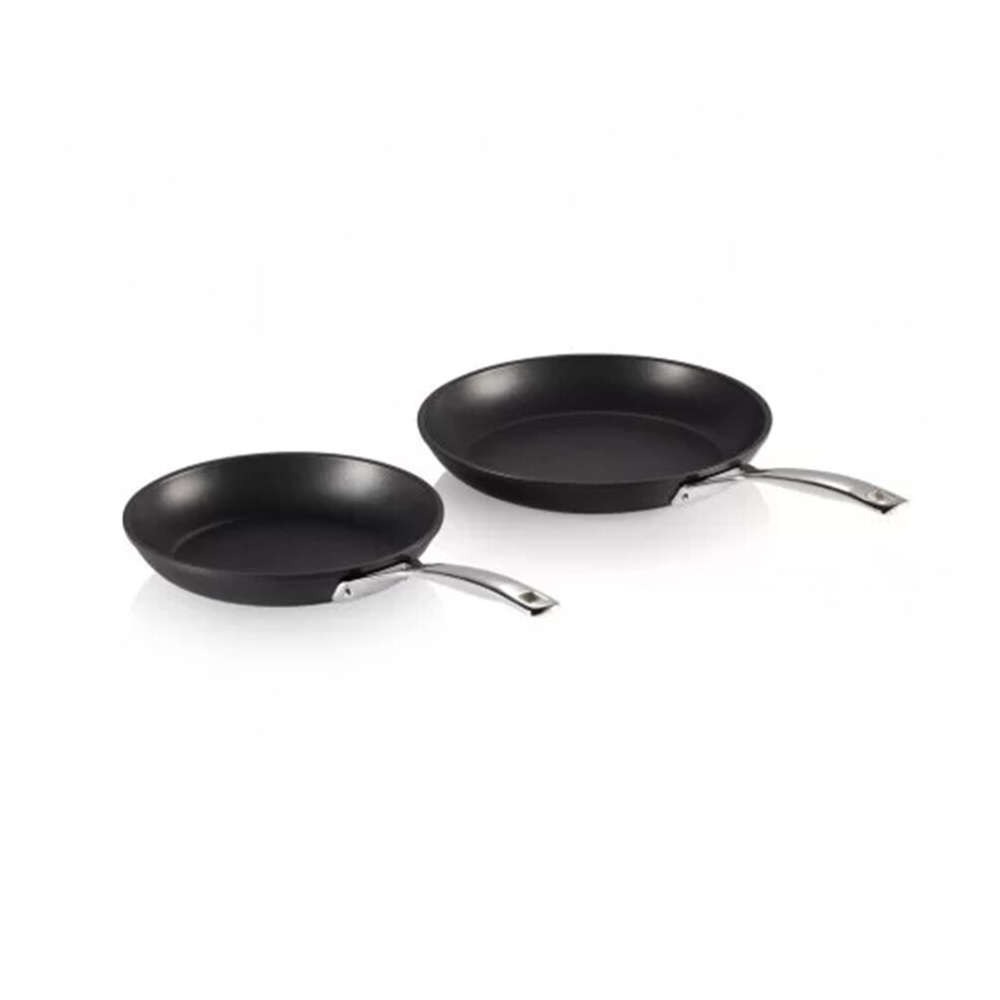 Jogo de Frigideiras Rasas Le Creuset Toughened Non-stick 24 e 28 Cm 2 Pecas Jogo de Frigideiras Rasas Le Creuset Toughened Non-stick 24 e 28 Cm 2 Pecas