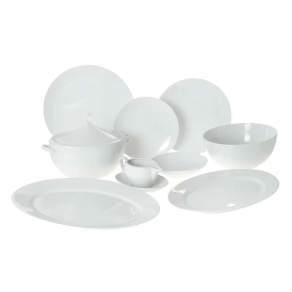 Aparelho de Jantar 42 Pecas Vista Alegre Broadway White